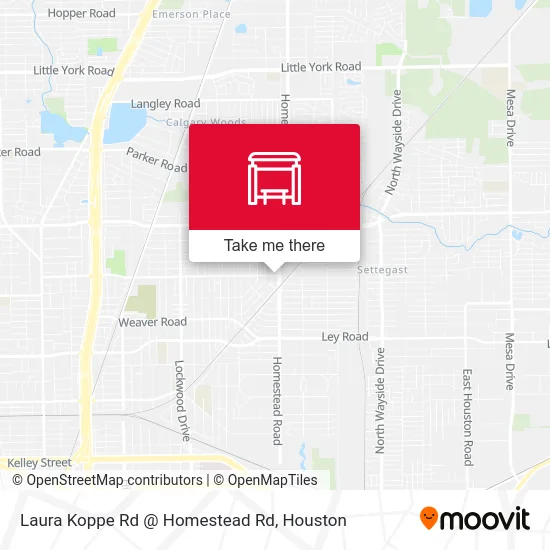 Mapa de Laura Koppe Rd @ Homestead Rd