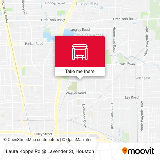 Laura Koppe Rd @ Lavender St map