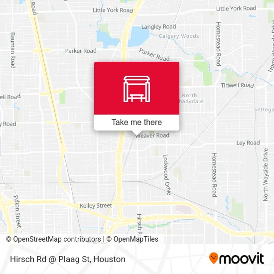 Mapa de Hirsch Rd @ Plaag St