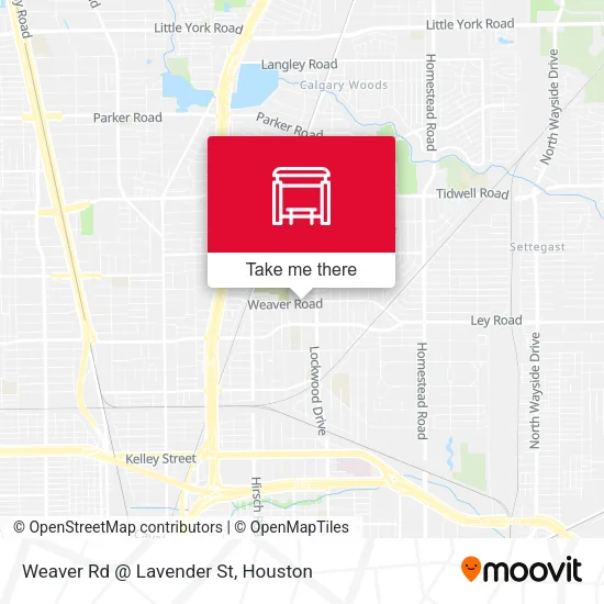 Weaver Rd @ Lavender St map