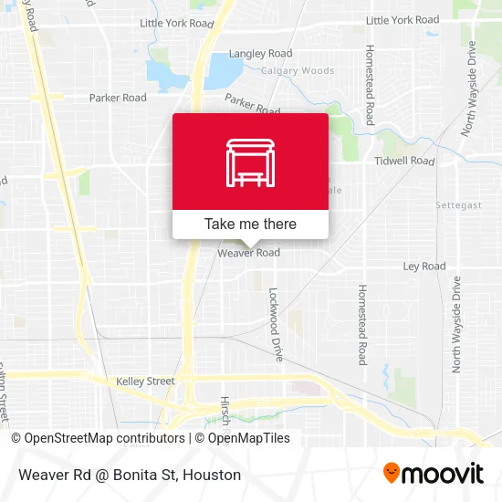 Weaver Rd @ Bonita St map