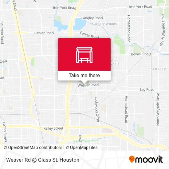 Weaver Rd @ Glass St map