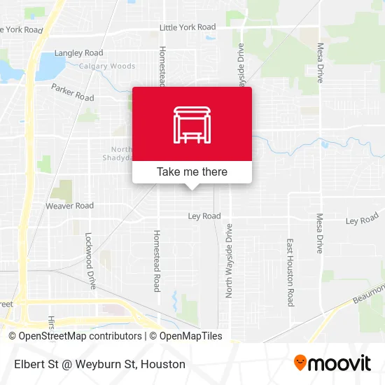 Elbert St @ Weyburn St map