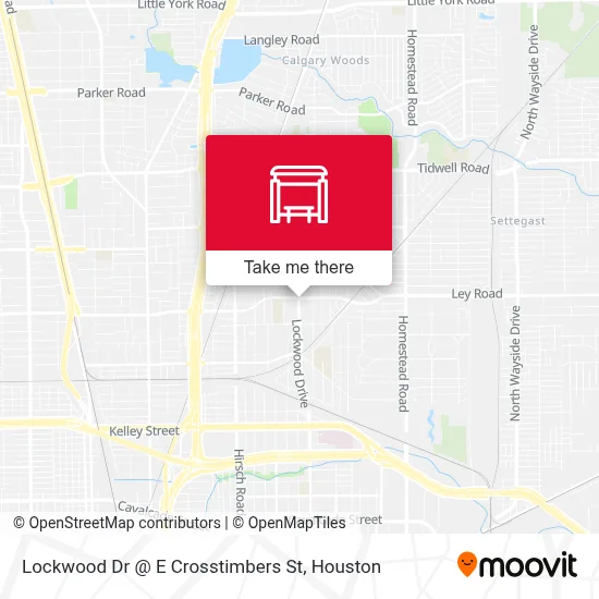 Lockwood Dr @ E Crosstimbers St map