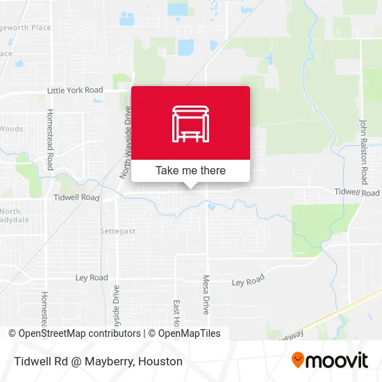 Tidwell Rd @ Mayberry map
