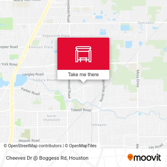 Cheeves Dr @ Boggess Rd map