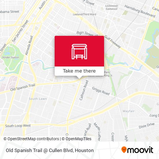 Old Spanish Trail @ Cullen Blvd map