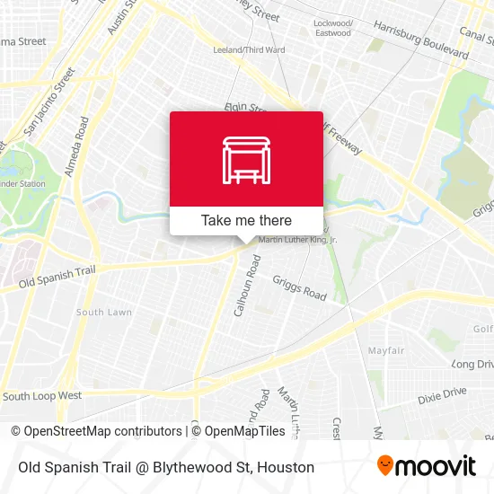 Old Spanish Trail @ Blythewood St map