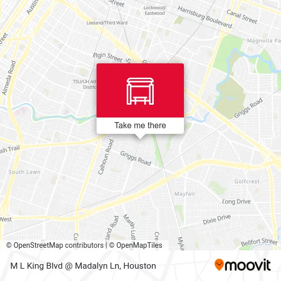M L King Blvd @ Madalyn Ln map