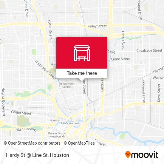 Hardy St @ Line St map