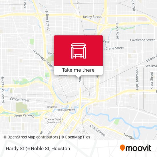 Mapa de Hardy St @ Noble St