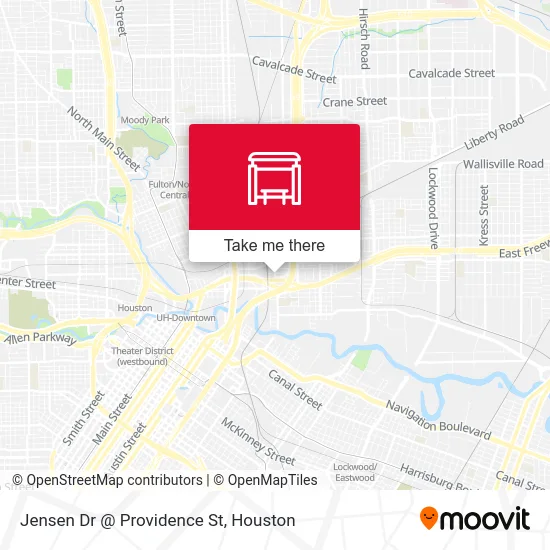 Jensen Dr @ Providence St map