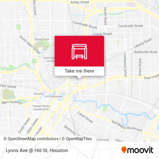 Lyons Ave @ Hill St map