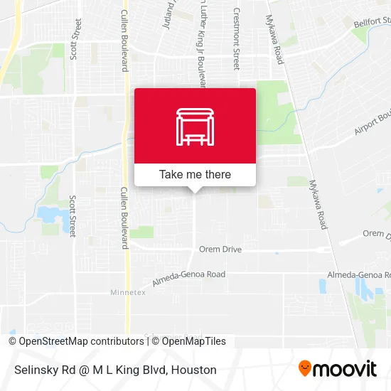 Mapa de Selinsky Rd @ M L King Blvd