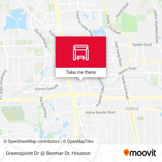 Mapa de Greenspoint Dr @ Benmar Dr