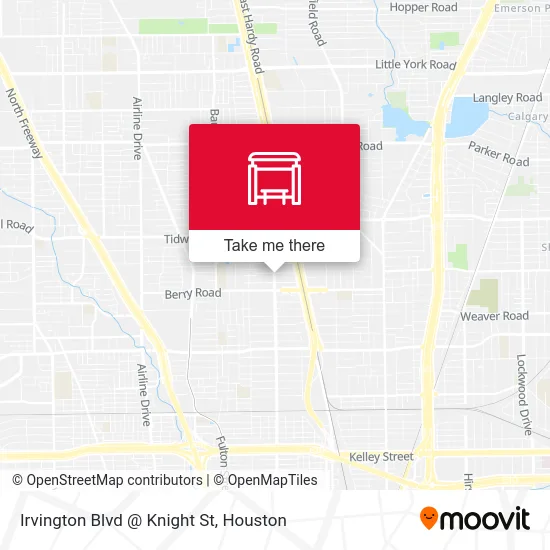 Irvington Blvd @ Knight St map