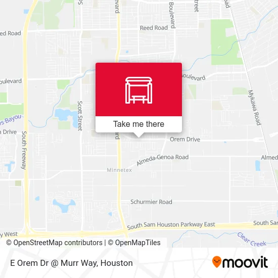 E Orem Dr @ Murr Way map