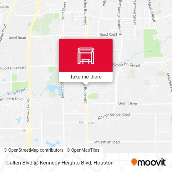 Cullen Blvd @ Kennedy Heights Blvd map