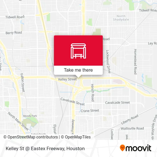 Mapa de Kelley St @ Eastex Freeway