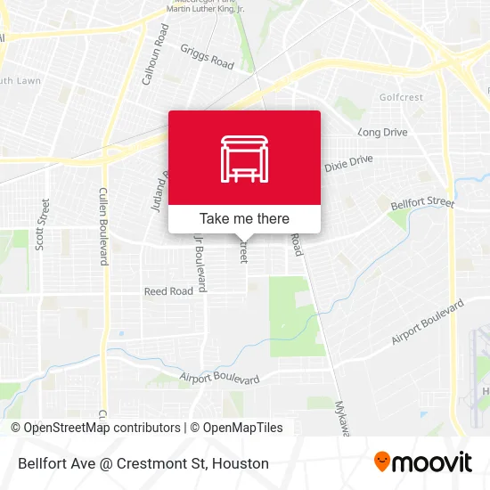 Mapa de Bellfort Ave @ Crestmont St