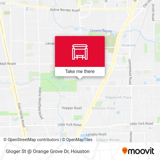 Gloger St @ Orange Grove Dr map