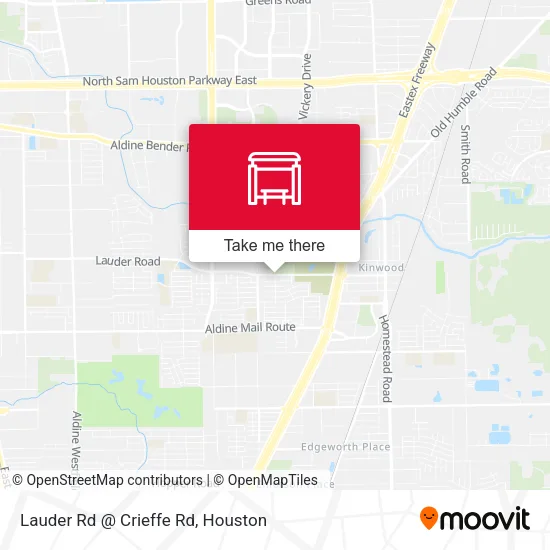 Lauder Rd @ Crieffe Rd map