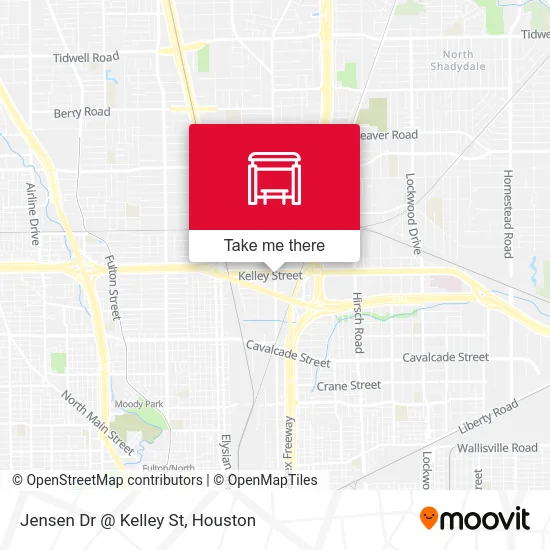 Jensen Dr @ Kelley St map