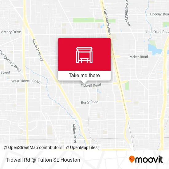 Tidwell Rd @ Fulton St map