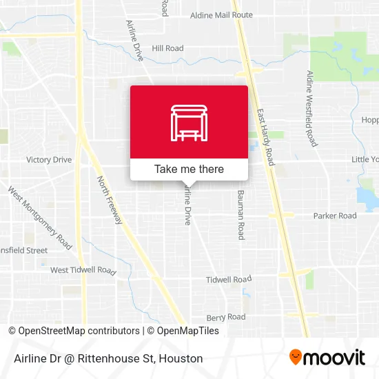 Mapa de Airline Dr @ Rittenhouse St