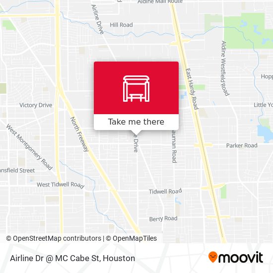 Airline Dr @ MC Cabe St map