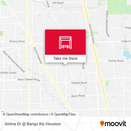 Airline Dr @ Bangs Rd map