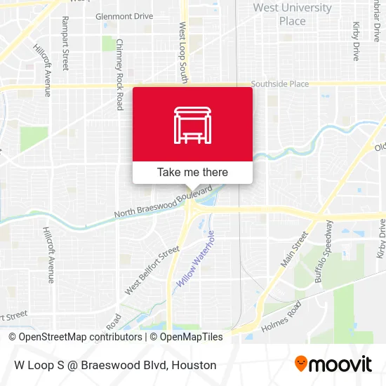 Mapa de W Loop S @ Braeswood Blvd