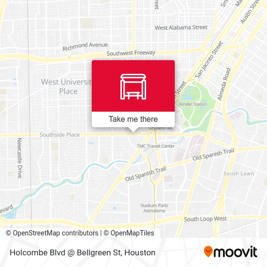 Holcombe Blvd @ Bellgreen St map