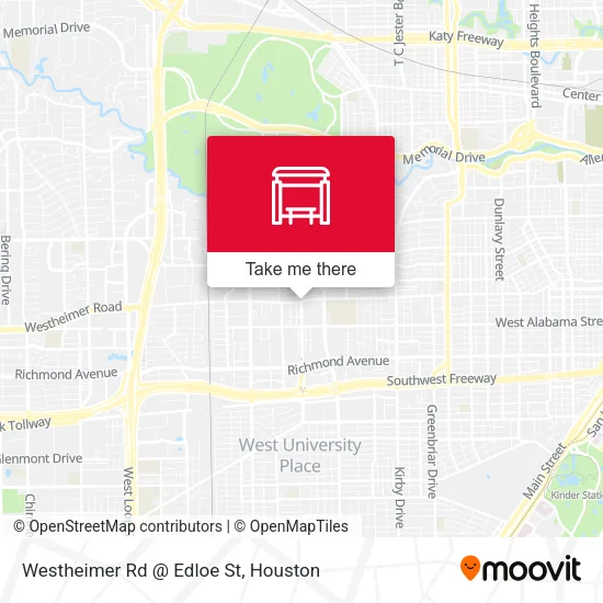 Westheimer Rd @ Edloe St map