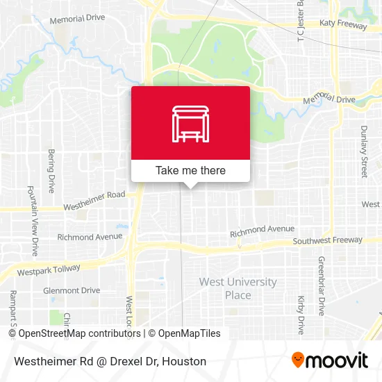 Mapa de Westheimer Rd @ Drexel Dr