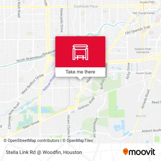 Stella Link Rd @ Woodfin map