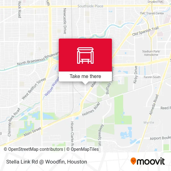 Stella Link Rd @ Woodfin map