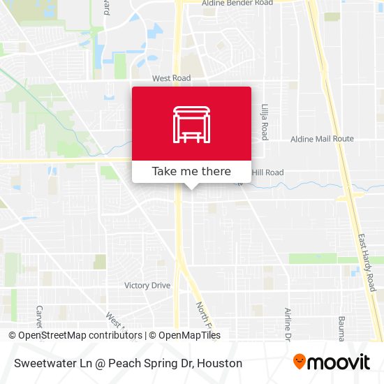 Sweetwater Ln @ Peach Spring Dr map