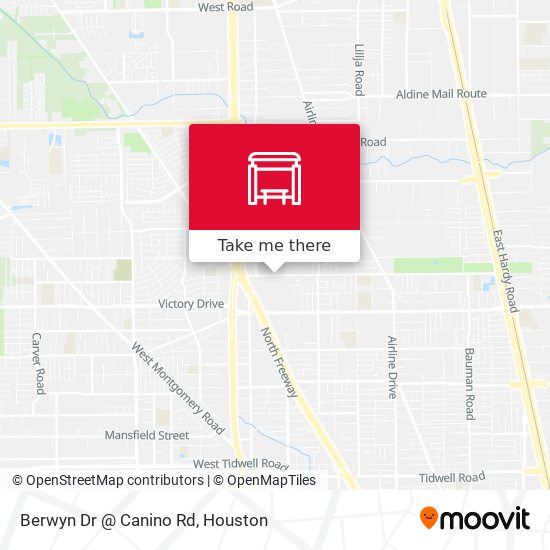 Berwyn Dr @ Canino Rd map