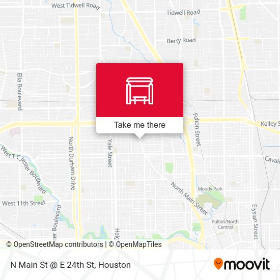N Main St @ E 24th St map