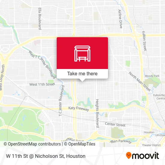 W 11th St @ Nicholson St map