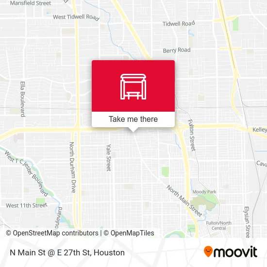 N Main St @ E 27th St map