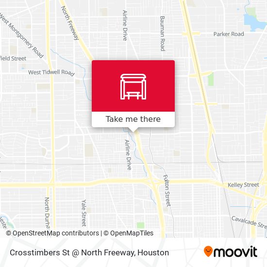 Mapa de Crosstimbers St @ North Freeway