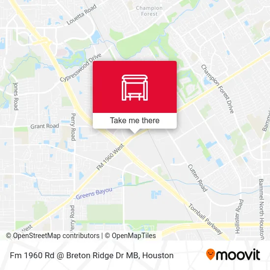 Mapa de Fm 1960 Rd @ Breton Ridge Dr MB
