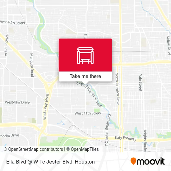 Mapa de Ella Blvd @ W Tc Jester Blvd