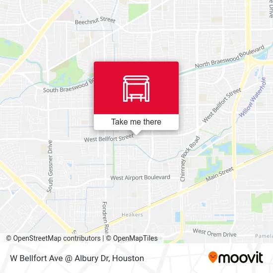 Mapa de W Bellfort Ave @ Albury Dr