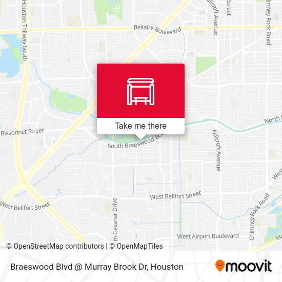 Braeswood Blvd @ Murray Brook Dr map