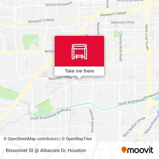 Mapa de Bissonnet St @ Albacore Dr
