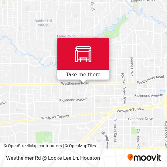 Mapa de Westheimer Rd @ Locke Lee Ln