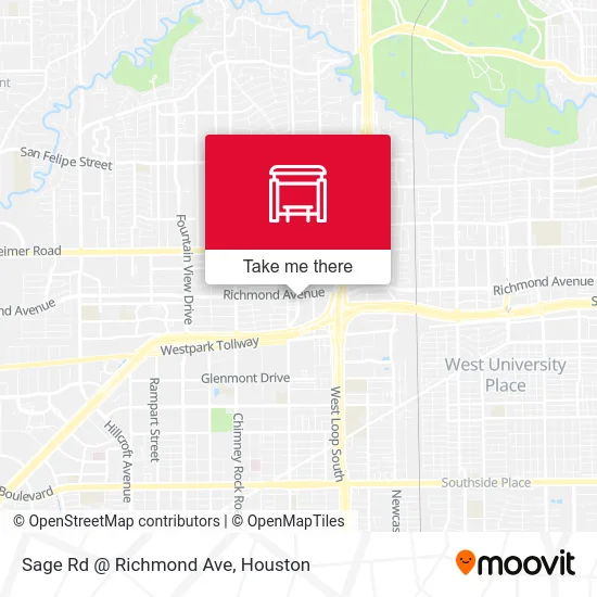 Mapa de Sage Rd @ Richmond Ave